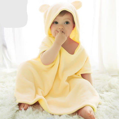 Kids Hooded Bath Towel Cape and Robe for Babies